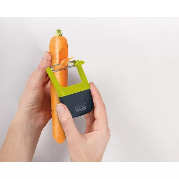 imageJoseph Joseph Duo EasyGrip Straight Potato and Vegetable Kitchen Peeler Green