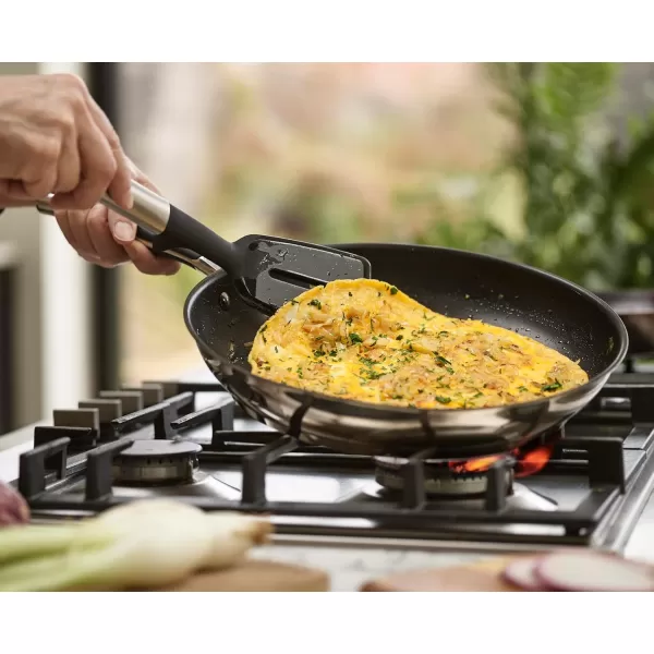 imageJoseph Joseph Elevate Silicone Slotted Turner with Integrated Tool Rest One Size Stainless Steel