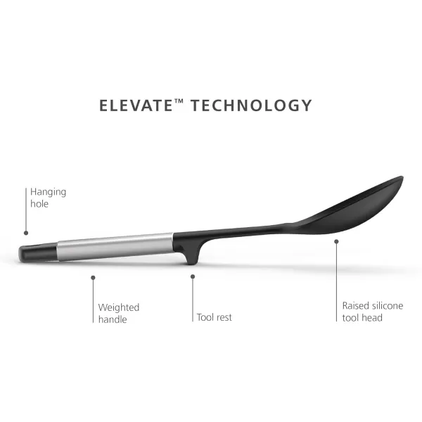 imageJoseph Joseph Elevate Silicone Solid Turner with Integrated Tool Rest