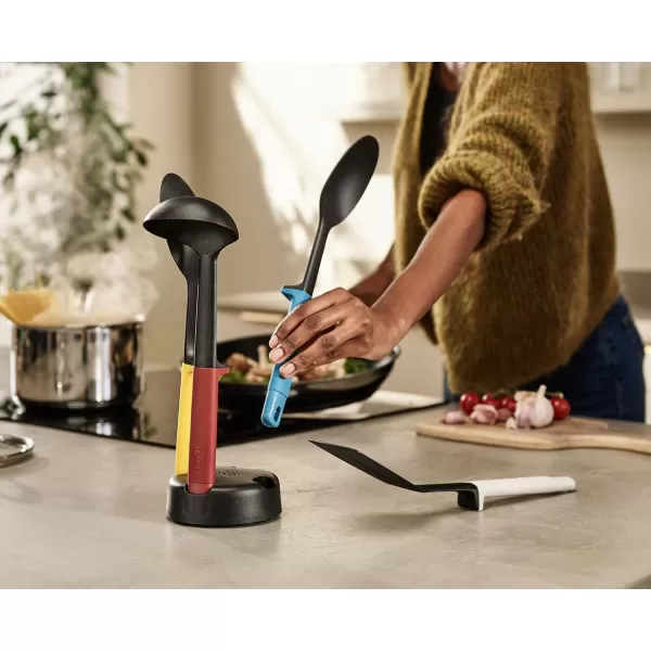 imageJoseph Joseph Elevate Slim 4Piece Utensil Set  Multicolour
