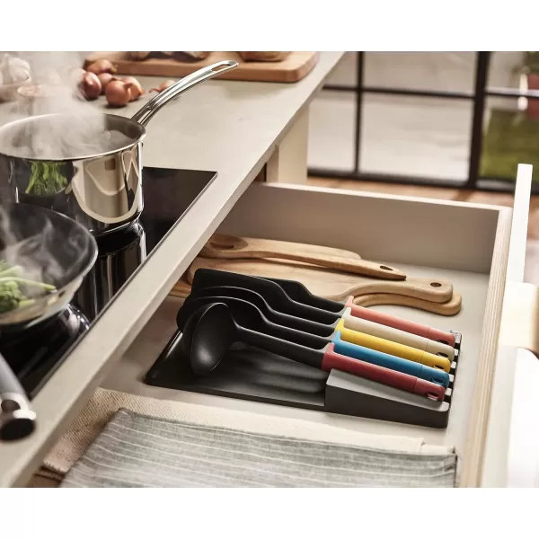 imageJoseph Joseph Elevate Your Cooking 10piece Knife ampamp Utensil Set with indrawer storage trays