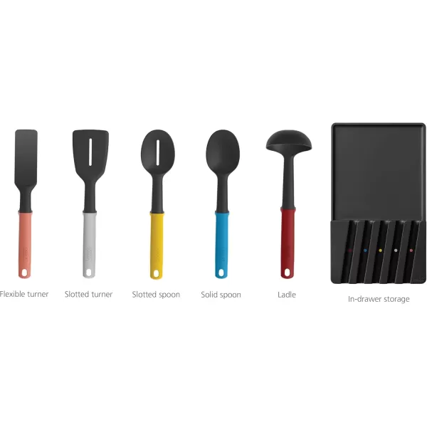 imageJoseph Joseph Elevate Your Cooking 10piece Knife ampamp Utensil Set with indrawer storage trays