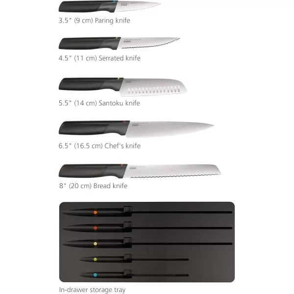 imageJoseph Joseph Elevate Your Cooking 10piece Knife ampamp Utensil Set with indrawer storage trays