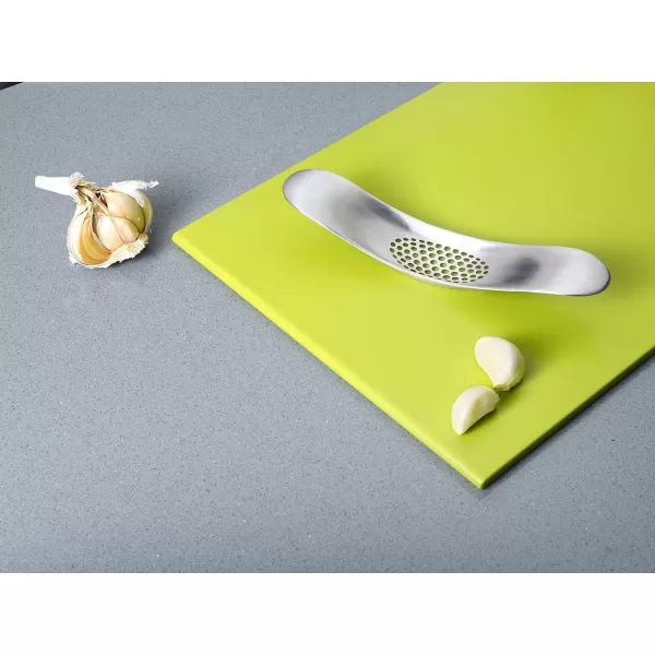 imageJoseph Joseph Garlic Rocker Crusher Mincer Press Dishwasher Safe Stainless SteelNew Packaging