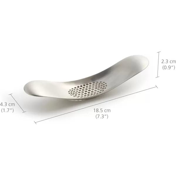 imageJoseph Joseph Garlic Rocker Crusher Mincer Press Dishwasher Safe Stainless SteelNew Packaging