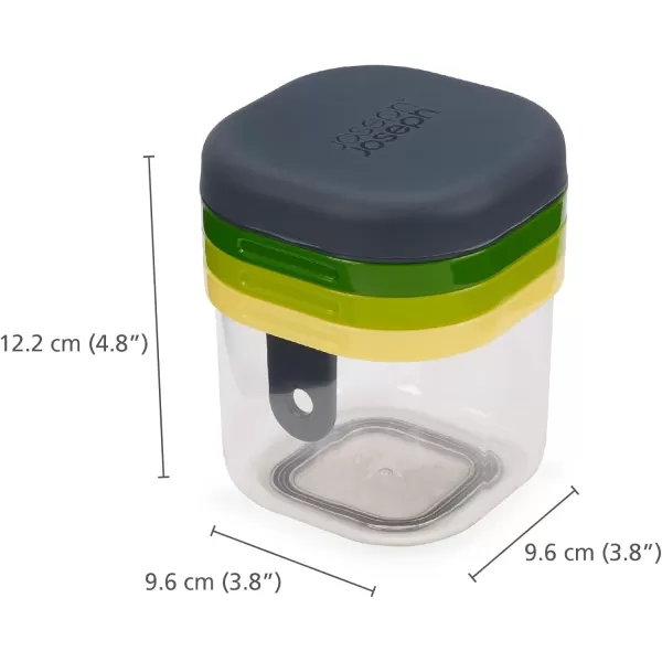 imageJoseph Joseph MultiPrep Mini 3in1 Compact space saving Vegetable Chopper ampamp Dicer Egg Slicer 3 Stainless Steel Wire cuttersMini