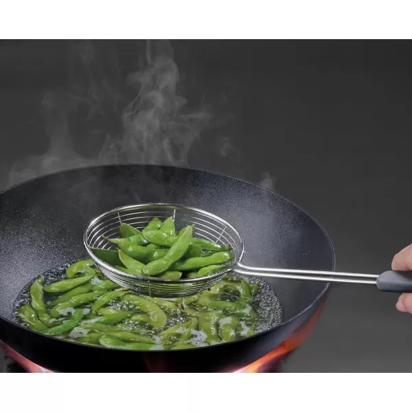 imageJoseph Joseph Nest Fusion Compact Wok Silicone Turner Silicone Spoon and Wire Skimmer Set One Size Black 3Piece