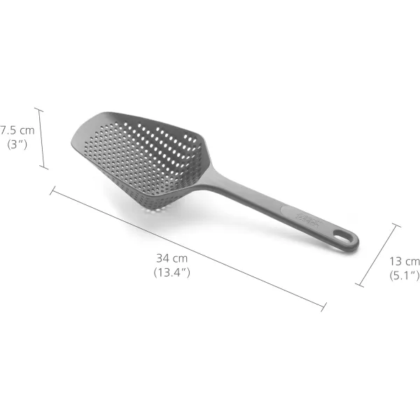 imageJoseph Joseph Scoop Colander Strainer Slotted Spoon Large GrayGreenBlack