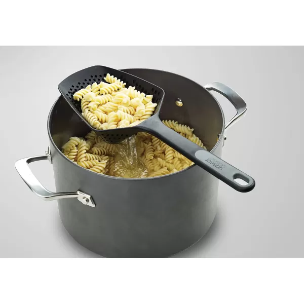 imageJoseph Joseph Scoop Colander Strainer Slotted Spoon Large GrayGreenBlack