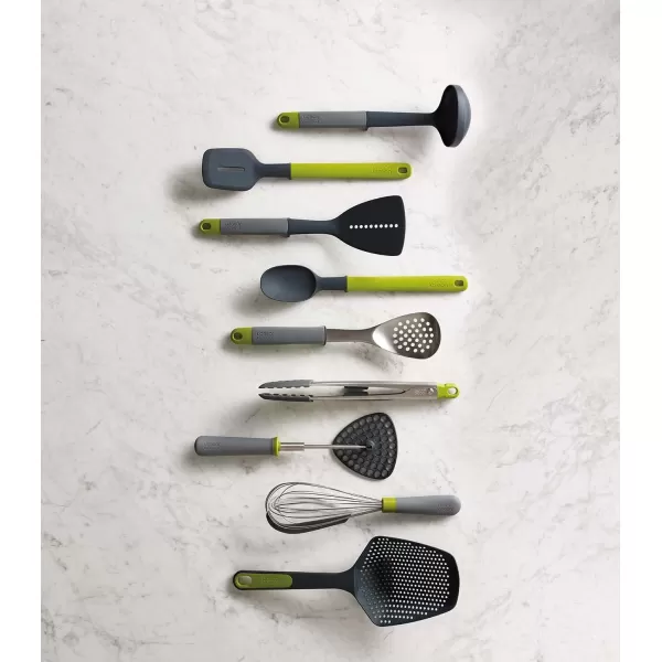 imageJoseph Joseph Scoop Colander Strainer Slotted Spoon Large GrayGreenGrayGreen