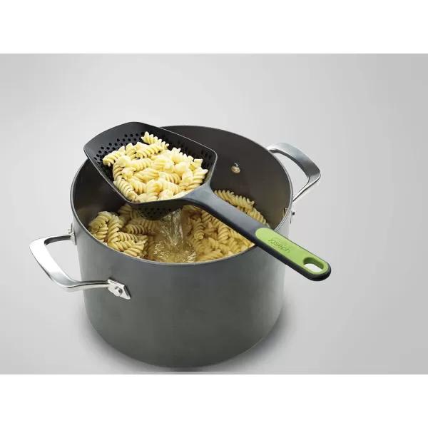 imageJoseph Joseph Scoop Colander Strainer Slotted Spoon Large GrayGreenGrayGreen