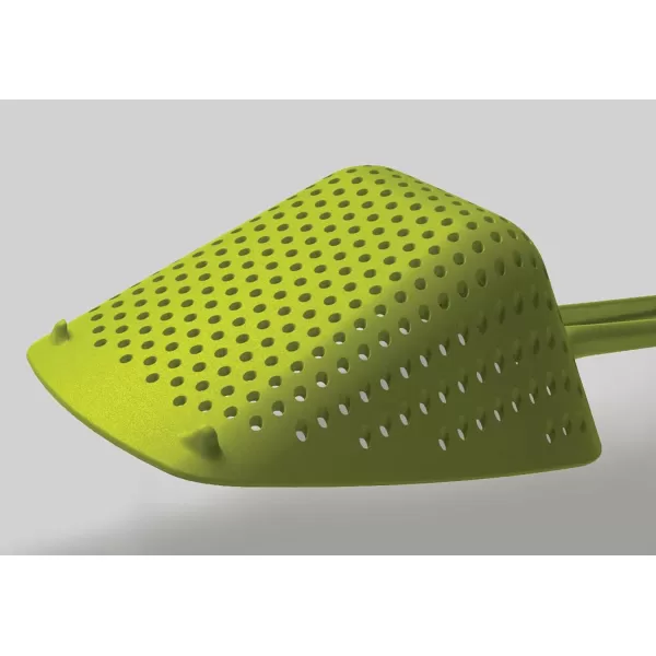 imageJoseph Joseph Scoop Colander Strainer Slotted Spoon Large GrayGreenGreen