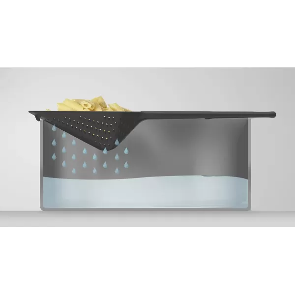 imageJoseph Joseph Scoop Colander Strainer Slotted Spoon Large GrayGreenGreen