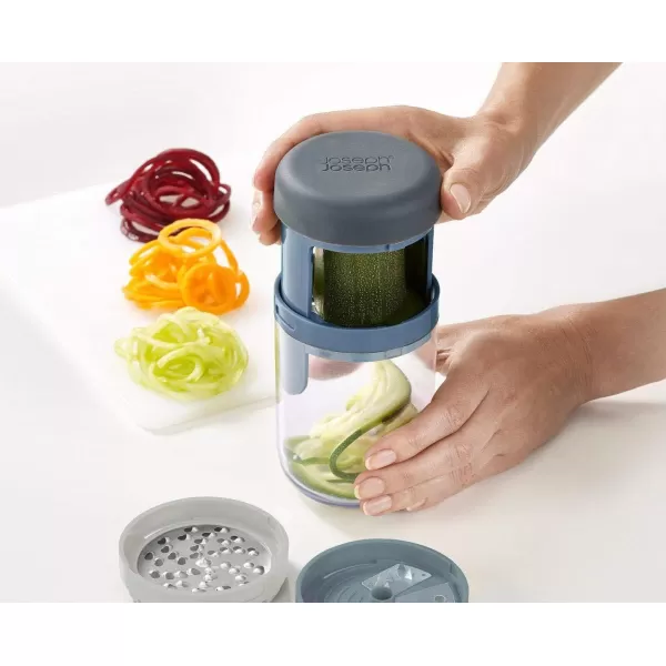 imageJoseph Joseph Spiro Hand Held Vegetable Slicer Spiralizer Spaghetti Zoodle Zucchini Noodle Food Maker Spiraliser GreenBlue