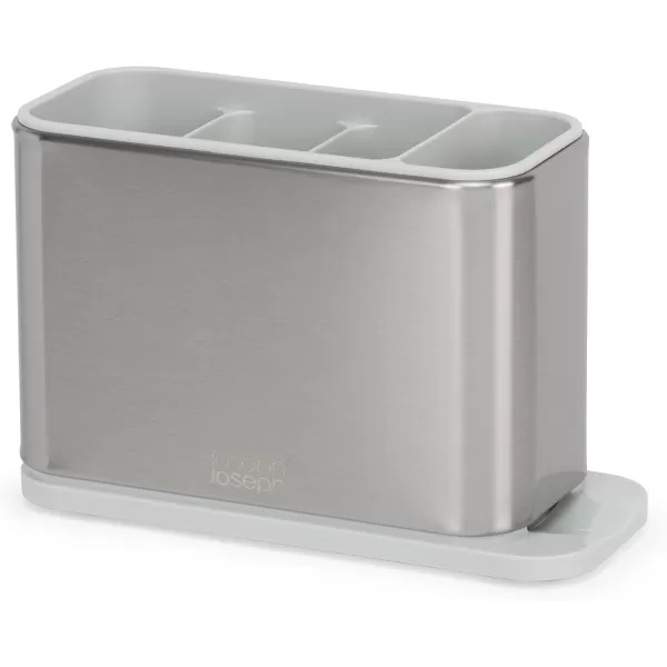 imageJoseph Joseph Surface Kitchen Sink Silverware Drainer Utensil Cutlery and Kitchen Gadgets Holder with draining Base Kitchen Storage Organizer Stainless Steel