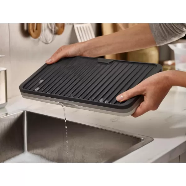 imageJoseph Joseph Tier Expandable Draining Board Plastic GreyDraining Mat