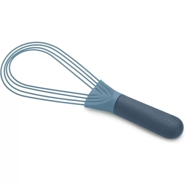 imageJoseph Joseph 981000 Twist Whisk 2In1 Collapsible Balloon and Flat Whisk Silicone Coated Steel Wire SkyBlue