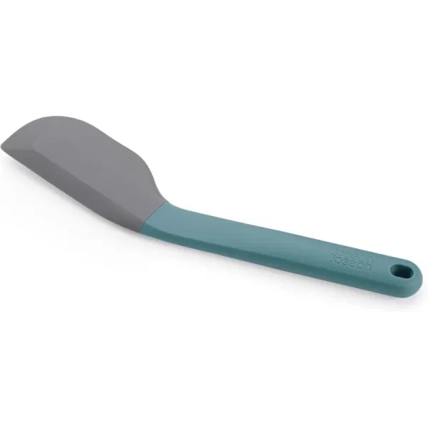imageJoseph Joseph Duo Silicone Spatula Ergonomically Shaped HeatResistant Silicone Head Perfect for Mixing Bowls ampamp NonStick Cookware OpalOpal