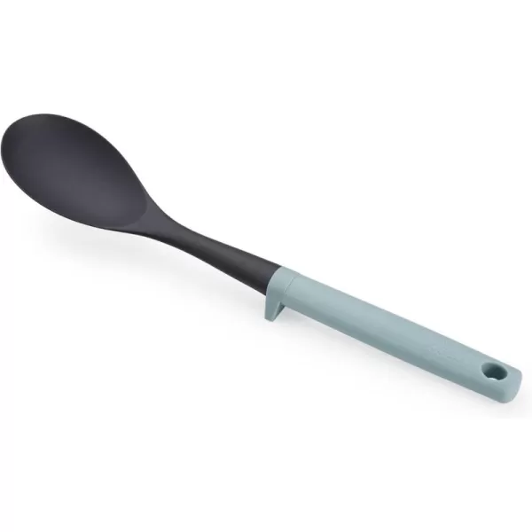 imageJoseph Joseph Duo Slotted Spoon with Integrated Tool Rest Hygienic Design HeatResistant Nylon Head Ideal for NonStick Cookware Opal