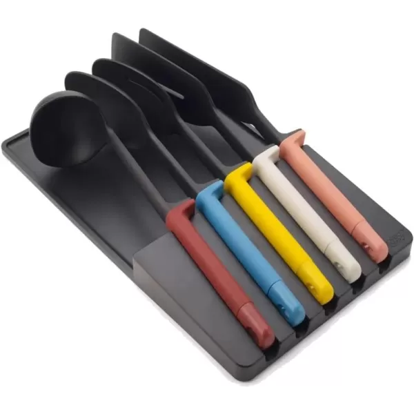 imageJoseph Joseph Elevate Store 5piece Utensil Set with Indrawer Storage Tray Multicolor
