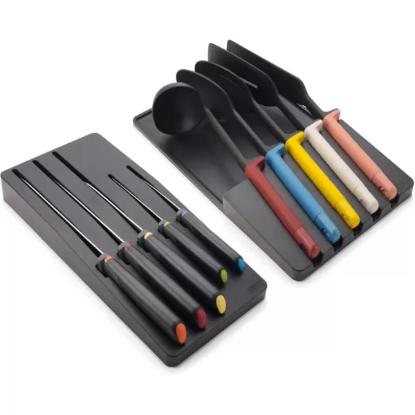 imageJoseph Joseph Elevate Your Cooking 10piece Knife ampamp Utensil Set with indrawer storage trays