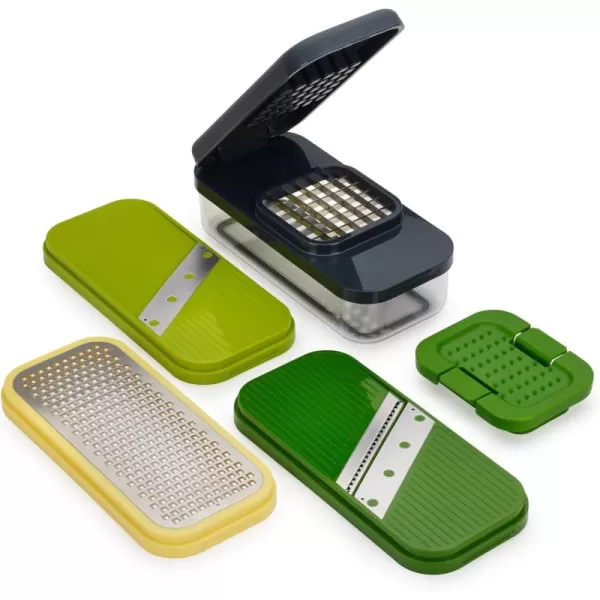 imageJoseph Joseph MultiPrep Mini 3in1 Compact space saving Vegetable Chopper ampamp Dicer Egg Slicer 3 Stainless Steel Wire cuttersCompact