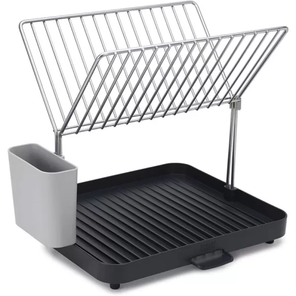 imageJoseph Joseph YRack Dish Rack and Drain Board Set with Cutlery Organizer Drainer Drying Tray Large GrayGray