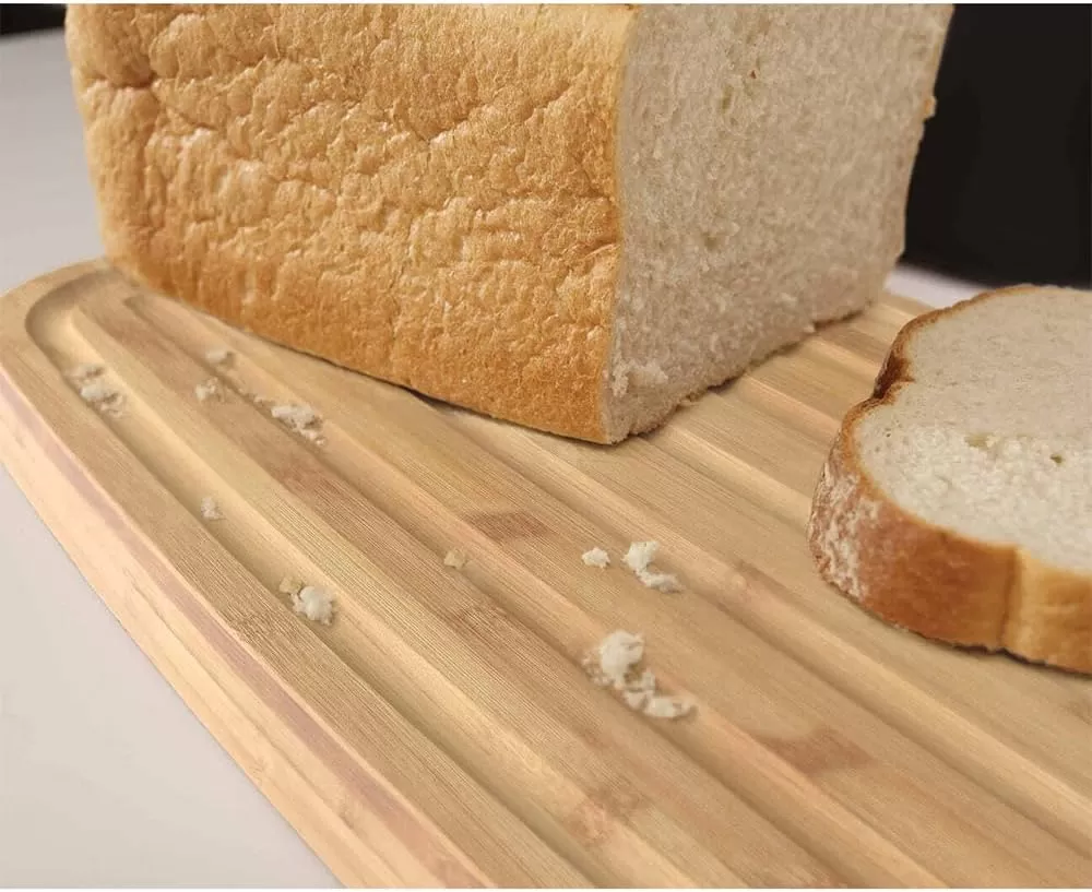 imageJoseph Joseph Bread Box with Removable Bamboo Cutting BoardWhiteBlack