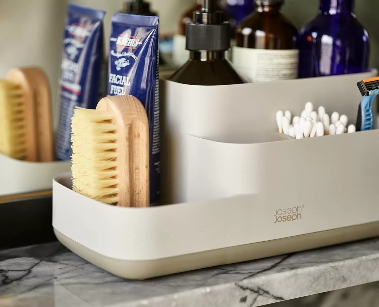 imageJoseph Joseph EasyStore  Bathroom Storage Caddy Organiser for bathroom accessories  EcruEcru