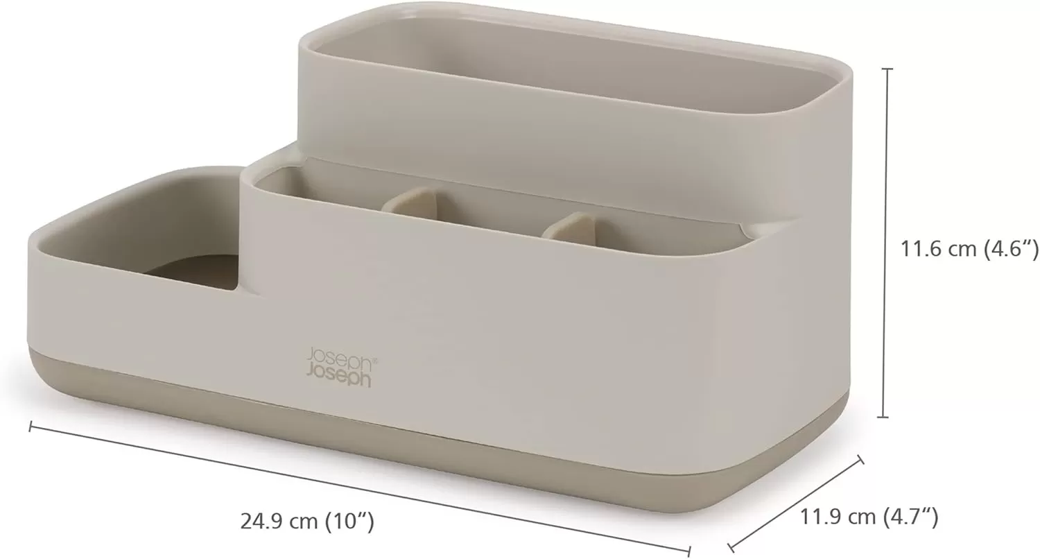 imageJoseph Joseph EasyStore  Bathroom Storage Caddy Organiser for bathroom accessories  EcruEcru