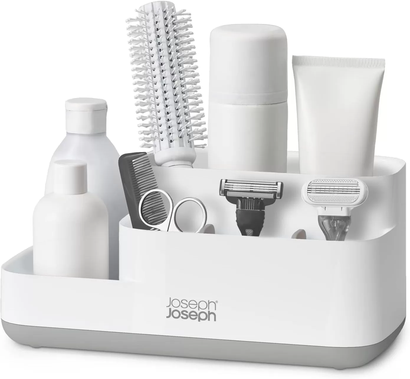 imageJoseph Joseph EasyStore  Bathroom Storage Caddy Organiser for bathroom accessories  EcruGreyWhite