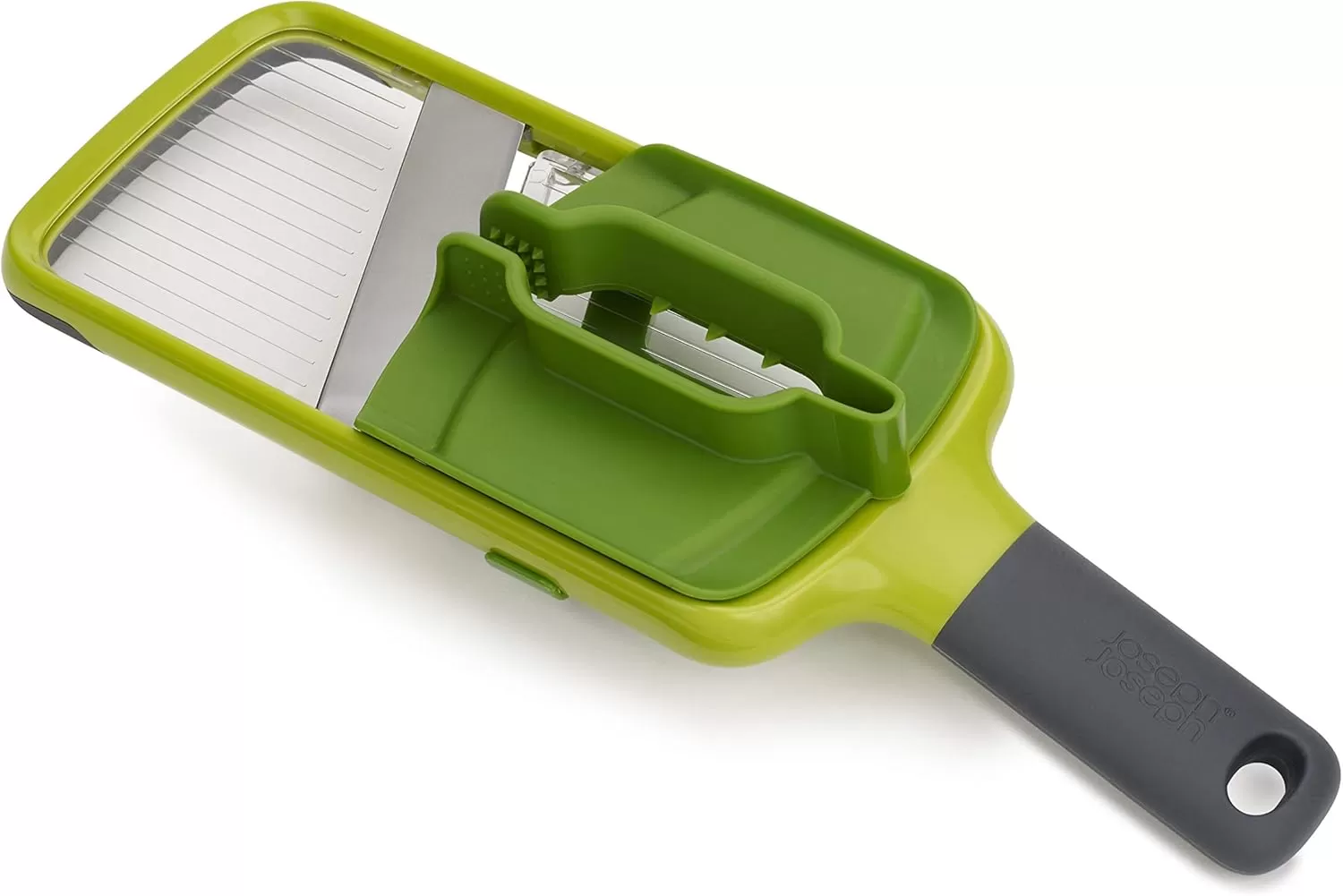 imageJoseph Joseph Multi Handheld Mandoline Slicer with Food Grip and Adjustable Blades Dishwasher Safe Onesize GreenStandard