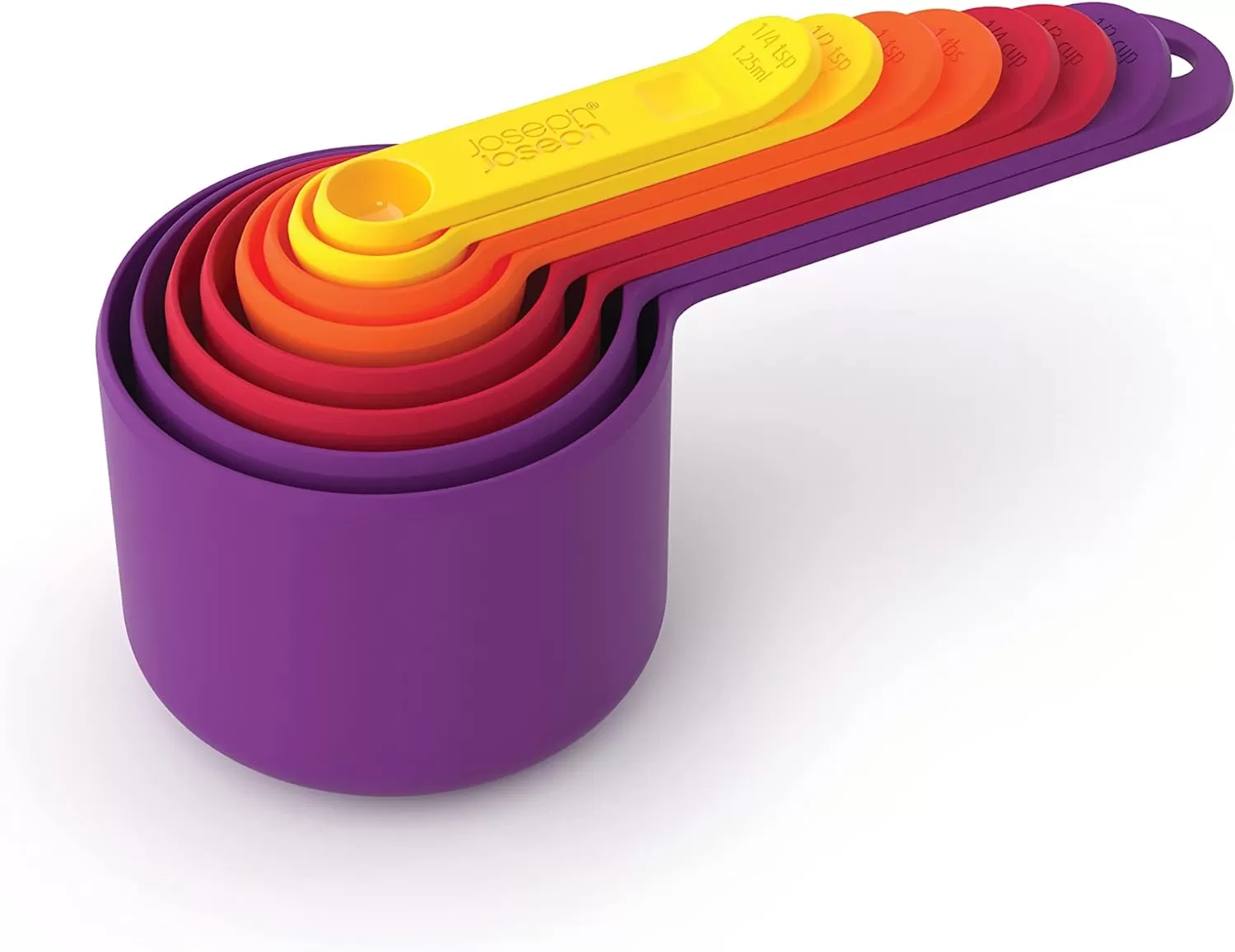 imageJoseph Joseph Nest Measure Measuring Cup Set Classic  MultiColour 8 PieceMulticolour