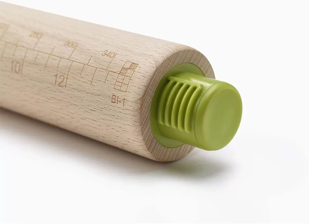 imageJoseph Joseph PrecisionPin Baking Adjustable Rolling Pin  Consistent and Even Dough Thickness for Perfect Baking Results MulticolorMulticolour