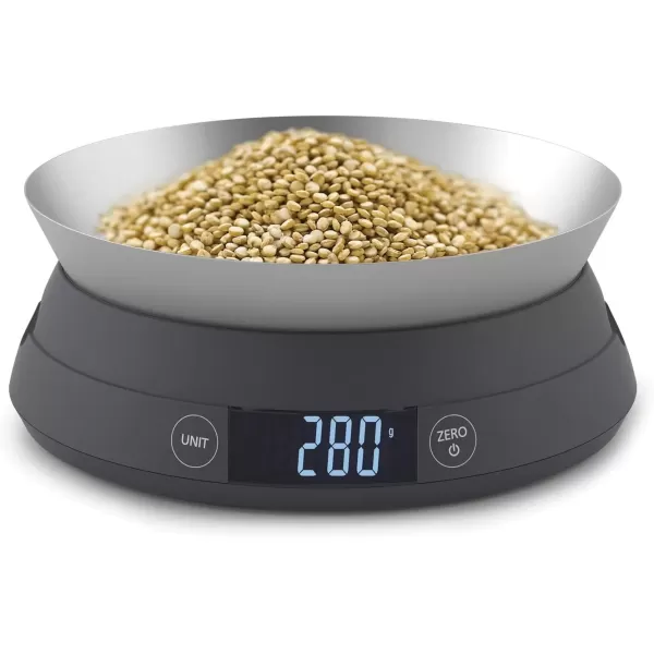 imageJoseph Joseph 40054 SwitchScale Digital Scale with Reversible Lid Gray