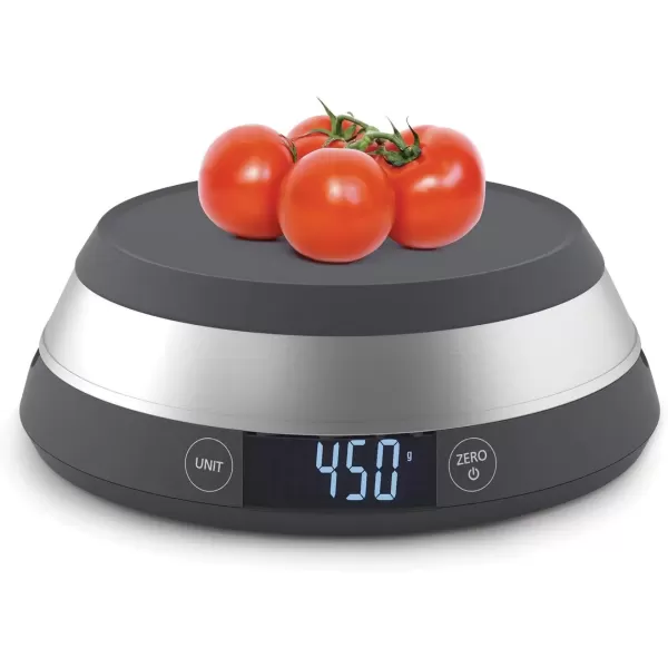 imageJoseph Joseph 40054 SwitchScale Digital Scale with Reversible Lid Gray