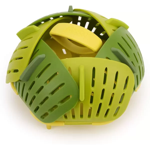 imageJoseph Joseph Bloom Folding Steamer Basket for Vegetables GreenGreen