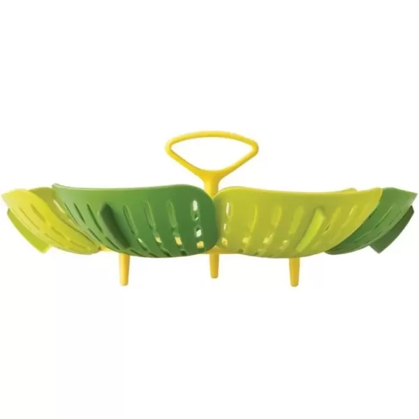 imageJoseph Joseph Bloom Folding Steamer Basket for Vegetables GreenGreen
