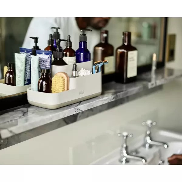 imageJoseph Joseph EasyStore  Bathroom Storage Caddy Organiser for bathroom accessories  EcruEcru
