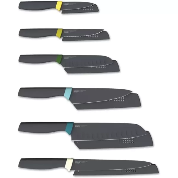 imageJoseph Joseph Elevate Knife Set  MultiColour Old version 46 Piece Set  Opal