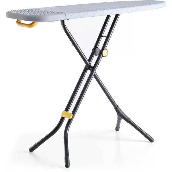 imageJoseph Joseph Glide Ironing Board with Compact Legs and Integrated Steam Iron Rest Regular Grey  Yellow