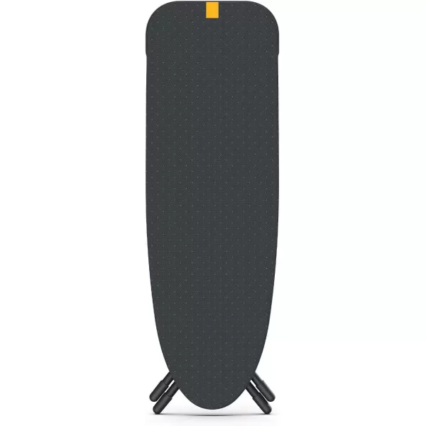 imageJoseph Joseph Glide Plus Large Ironing Board 135 x 45cm with Compact Adjustable Legs and Integrated Heat Resistant Steam Iron Rest Antidrip Super Absorbent Cotton Cover BlackBlue