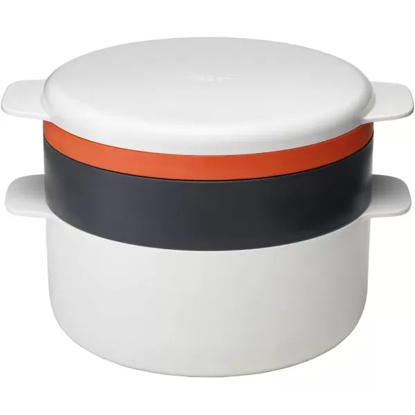 imageJoseph Joseph MCuisine Microwave Rice Cooker Steamer  StoneOrange 2 LiterCooking Set