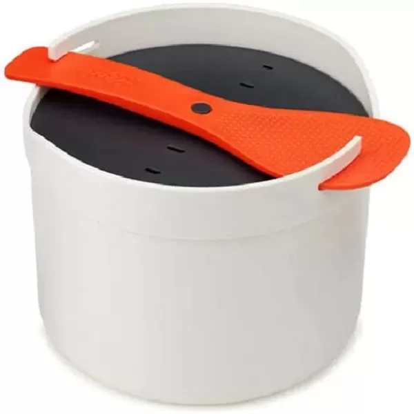 imageJoseph Joseph MCuisine Microwave Rice Cooker Steamer  StoneOrange 2 LiterRice Cooker
