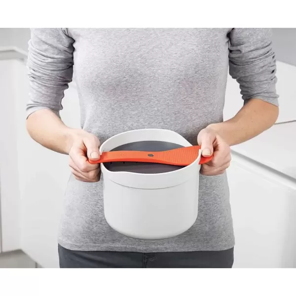imageJoseph Joseph MCuisine Microwave Rice Cooker Steamer  StoneOrange 2 LiterRice Cooker