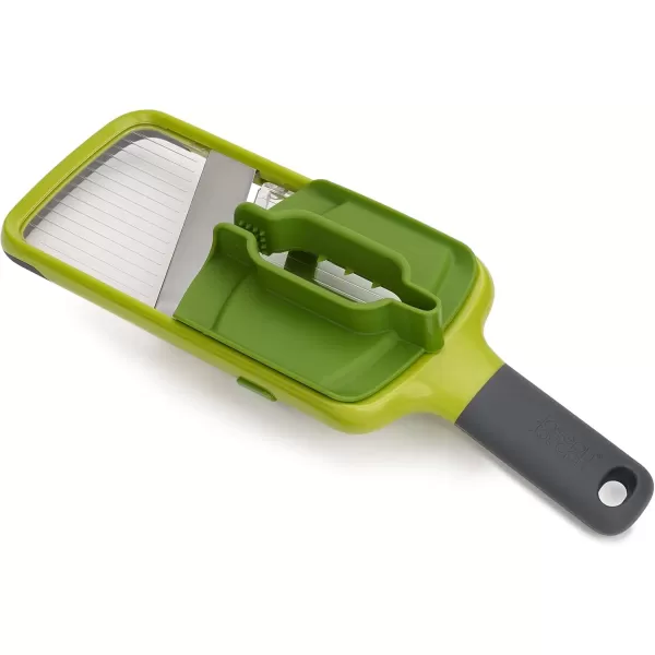 imageJoseph Joseph Multi Handheld Mandoline Slicer with Food Grip and Adjustable Blades Dishwasher Safe Onesize GreenStandard