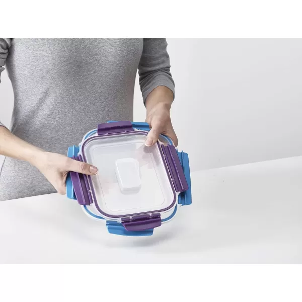 imageJoseph Joseph Nest Lock Plastic BPA Free Food Storage Container Set with Lockable Airtight Leakproof Lids 10Piece MultiColorMultiColor