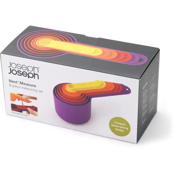 imageJoseph Joseph Nest Measure Measuring Cup Set Classic  MultiColour 8 PieceMulticolour