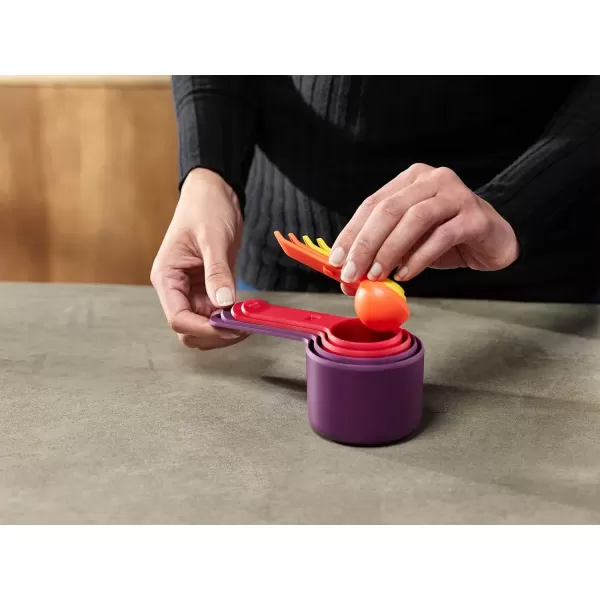 imageJoseph Joseph Nest Measure Measuring Cup Set Classic  MultiColour 8 PieceMulticolour