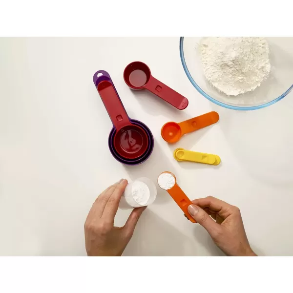 imageJoseph Joseph Nest Measure Measuring Cup Set Classic  MultiColour 8 PieceMulticolour
